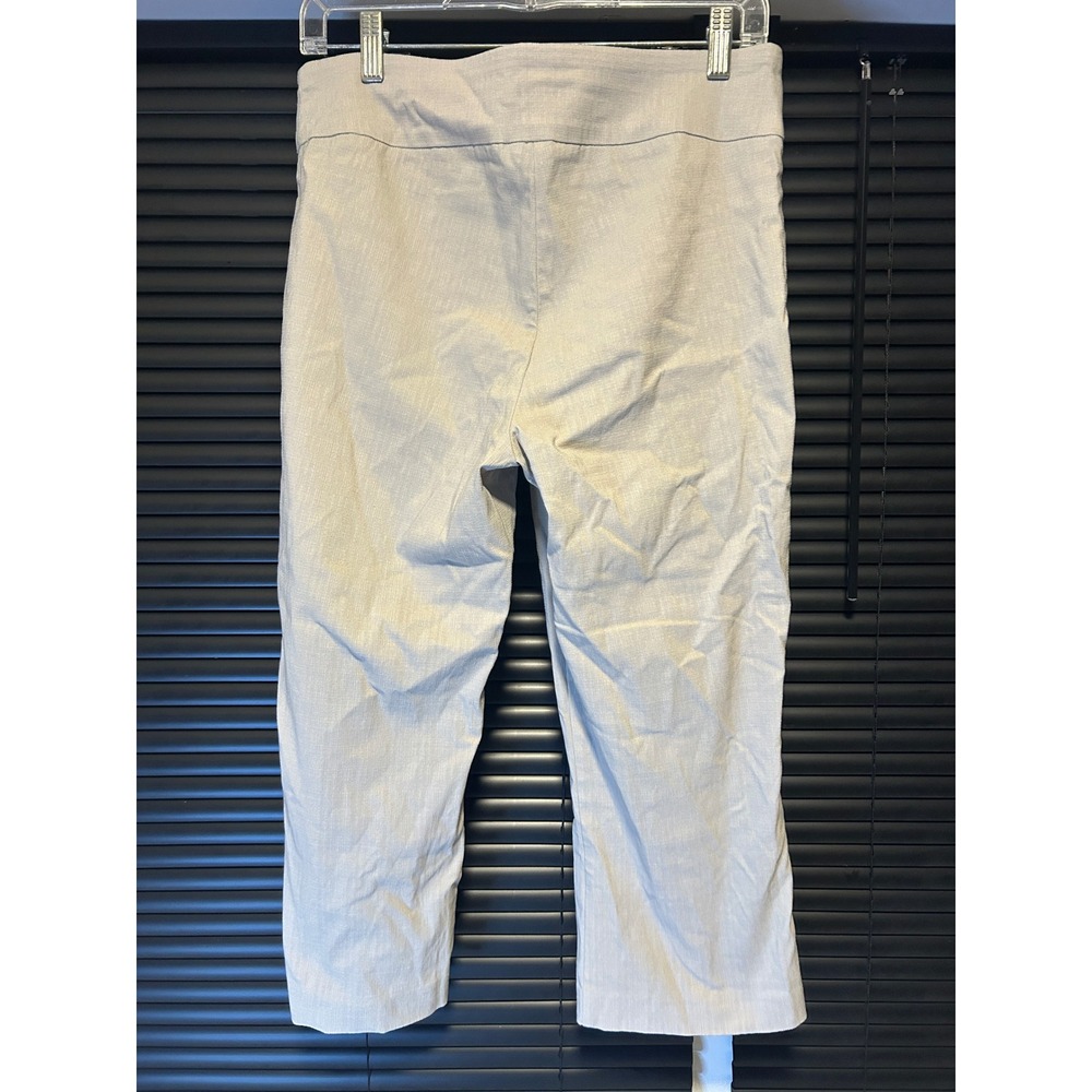 Counterparts Pants Womens Size M Tan Cropped Stretch Casual Trousers 1219615HA - Picture 2 of 9